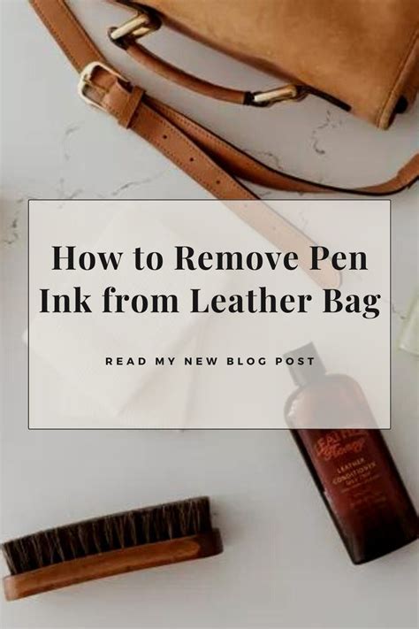 How to Remove Pen From Leather Purse .